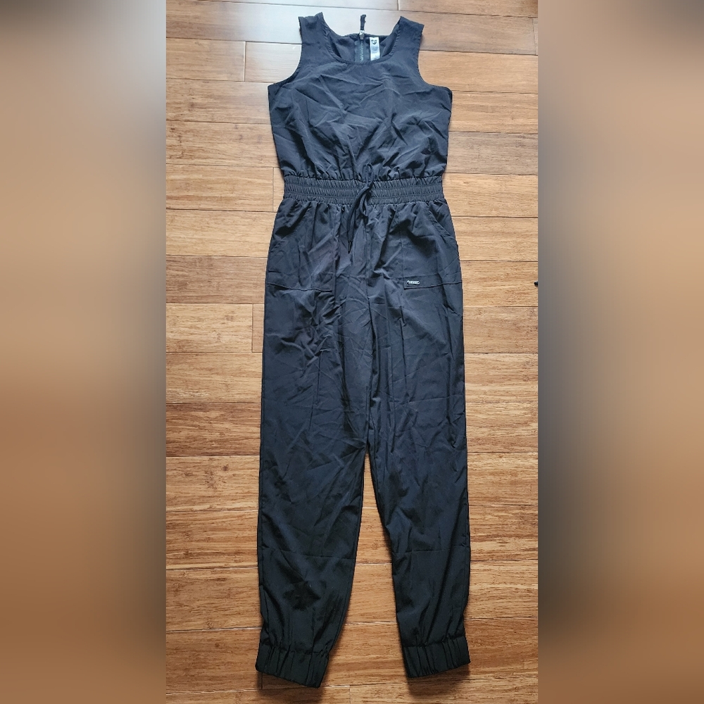 Justice Black Sleeveless Jumpsuit